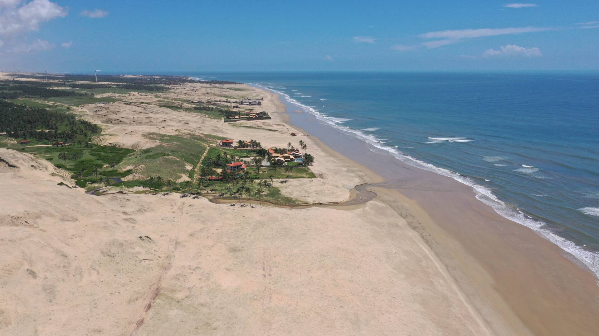 Terreno frente Mar Praia Cana Brava, região de Flecheiras, 10.000m²
